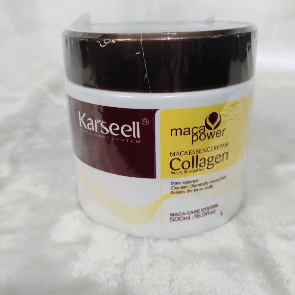 Karseell Maca Essence Repair Collagen Hair Mask Dry Damaged Hair 500ml 16.9oz
